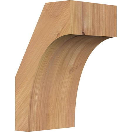 5 1/2"W x 6"D x 10"H Westlake Smooth Knee Brace, Western Red Cedar